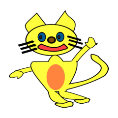 [LINEスタンプ] 面白ネコのキャラクター
