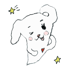 [LINEスタンプ] 毎日使えるキュートなふわイヌちゃん