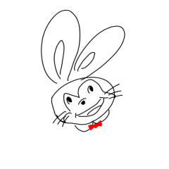 [LINEスタンプ] 気味の悪いうさぎちゃんスタンプ