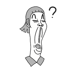 [LINEスタンプ] People too long