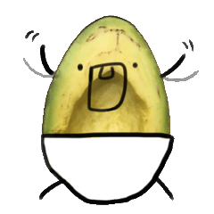 [LINEスタンプ] Avocado Baby