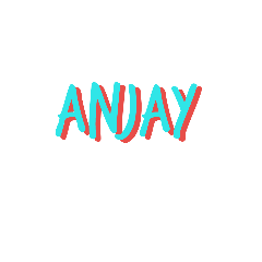 [LINEスタンプ] ANJAY TEXT