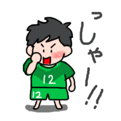 [LINEスタンプ] サッカーLOVE☆緑色の情熱！