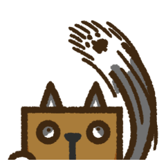 [LINEスタンプ] Carton Cat has a poker face