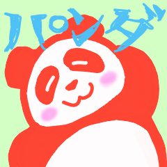 [LINEスタンプ] パンダ-パパパ