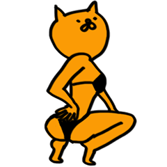 [LINEスタンプ] グラビアねこ2