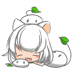 [LINEスタンプ] Mimo＆Green tea