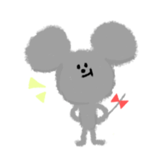 [LINEスタンプ] ねずみのちーちゃん