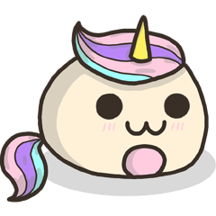 [LINEスタンプ] Mochi Unicorn