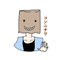 [LINEスタンプ] 異形頭の日常