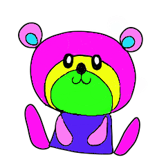 [LINEスタンプ] Rainbow bear2