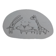 [LINEスタンプ] たてよこななめ