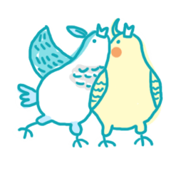 [LINEスタンプ] Maynu is a bird.