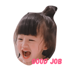 [LINEスタンプ] JinJin little girl