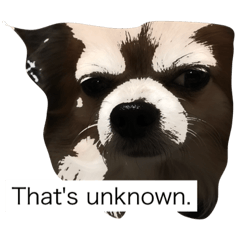 [LINEスタンプ] That's unknown.