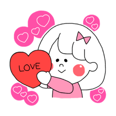 [LINEスタンプ] 女の子の日常♪♪