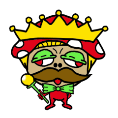 [LINEスタンプ] キノコ王国の住人