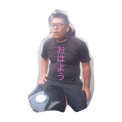 [LINEスタンプ] 岡崎友希さんを使ったスタンプ
