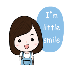 [LINEスタンプ] a little smile
