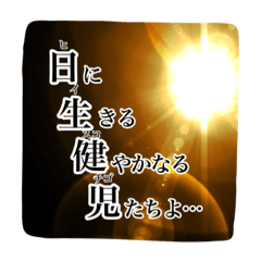 [LINEスタンプ] 日に生きるフレンズ