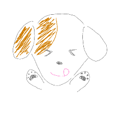 [LINEスタンプ] 簡単な犬(JRT)