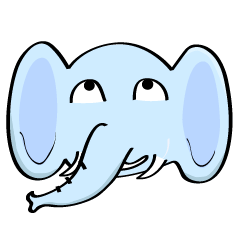 [LINEスタンプ] Daily life of Elephant