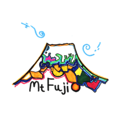 [LINEスタンプ] Mt Fuji Stickers Shougatsu