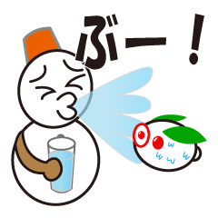 [LINEスタンプ] 雪だるまと雪うさぎのスタンプ