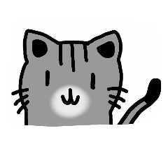 [LINEスタンプ] Teeth cat3