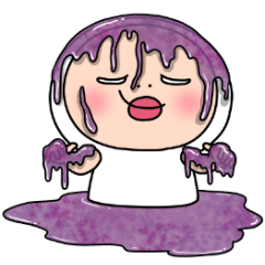 [LINEスタンプ] しろめちゃんとおまめさん 毒はき主婦の画像（メイン）