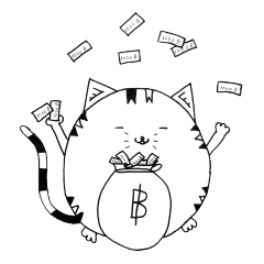 [LINEスタンプ] Kogi Fat Cat Basic
