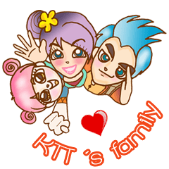 [LINEスタンプ] KTT's family