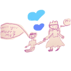 [LINEスタンプ] わさびカップル