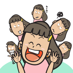 [LINEスタンプ] What do you think and what do you do？