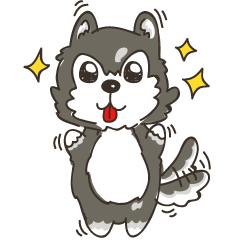 [LINEスタンプ] Guardian Husky