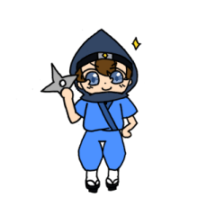 [LINEスタンプ] The image of Ninja boy stickers