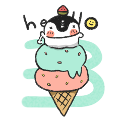 [LINEスタンプ] cgua's daily
