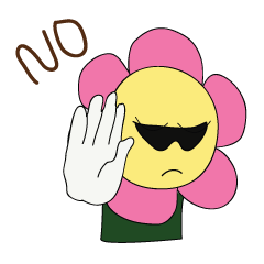 [LINEスタンプ] Flower sister