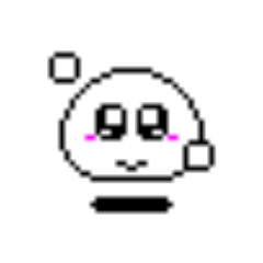 [LINEスタンプ] rounded Ghost