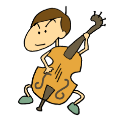 [LINEスタンプ] ベースのイーダくん