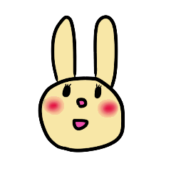 [LINEスタンプ] 黄色いうさこ