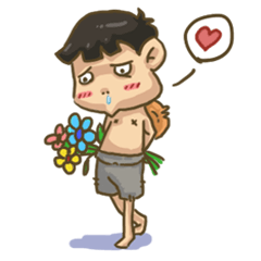 [LINEスタンプ] country boy by kapook