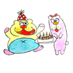 [LINEスタンプ] ゴロクマちゃん