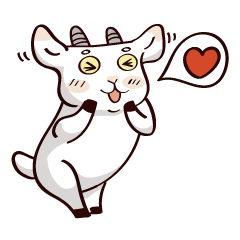 [LINEスタンプ] Puffy Goat