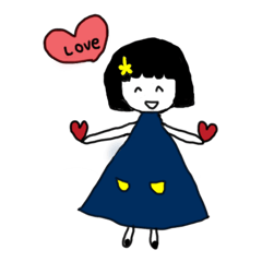 [LINEスタンプ] Little Girl AnAn