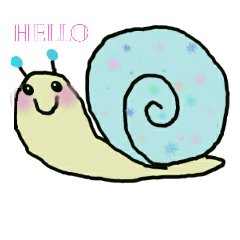 [LINEスタンプ] カタツムリのツムリン