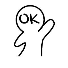 [LINEスタンプ] シンプルに