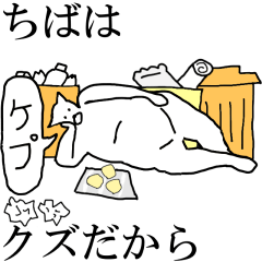 [LINEスタンプ] 動く！【ちば】専用の名前スタンプ☆