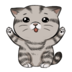 [LINEスタンプ] Super lazy cat with love, cute and fun.