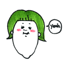 [LINEスタンプ] かおながこさんスタンプ